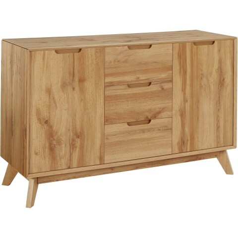Sideboard >Essen< in Eiche Dekor - 120x75x40cm (BxHxT)