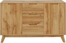 Sideboard >Essen< in Eiche Dekor - 120x75x40cm (BxHxT)