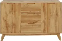 Sideboard >Essen< in Eiche Dekor - 120x75x40cm (BxHxT)