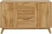 Sideboard >Essen< in Eiche Dekor - 120x75x40cm (BxHxT)