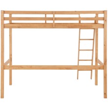 Hochbett >Athen2< in Natur, Kiefer - 98x175x208cm (BxHxT)