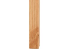 Hochbett >Athen2< in Natur, Kiefer - 98x175x208cm (BxHxT)