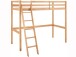 Hochbett >Athen2< in Natur, Kiefer - 98x175x208cm (BxHxT)