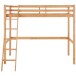 Hochbett >Athen2< in Natur, Kiefer - 98x175x208cm (BxHxT)