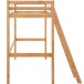 Hochbett >Athen2< in Natur, Kiefer - 98x175x208cm (BxHxT)