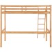 Hochbett >Athen2< in Natur, Kiefer - 98x175x208cm (BxHxT)