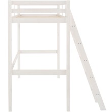 Hochbett >Athen2< in Weiß, Kiefer - 98x175x208cm (BxHxT)