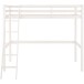 Hochbett >Athen2< in Weiß, Kiefer - 98x175x208cm (BxHxT)