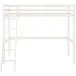 Hochbett >Athen2< in Weiß, Kiefer - 98x175x208cm (BxHxT)