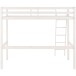 Hochbett >Athen2< in Weiß, Kiefer - 98x175x208cm (BxHxT)