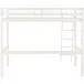 Hochbett >Athen2< in Weiß, Kiefer - 98x175x208cm (BxHxT)