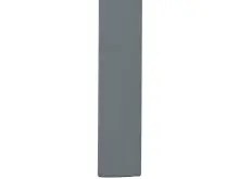 Hochbett >Athen< in Grau, Kiefer - 98x175x208cm (BxHxT)