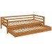 Kinderbett >Athen< in Natur, Kiefer - 208x60x98cm (BxHxT)