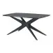 Esstisch >Dresden< in Schwarz, MDF - 160x76x90cm (BxHxT)