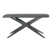Esstisch >Dresden< in Schwarz, MDF - 160x76x90cm (BxHxT)