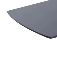 Esstisch >Dresden< in Schwarz, MDF - 200x76x100cm (BxHxT)