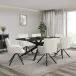 Esstisch >Dresden< in Schwarz, MDF - 200x76x100cm (BxHxT)
