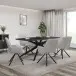 Esstisch >Dresden< in Schwarz, MDF - 200x76x100cm (BxHxT)