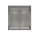 Schwebetürenschrank >STRIPE< in EICHE DEKOR + WEISS + SPIEGEL - 179x198x65cm (BxHxT)