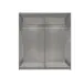 Schwebetürenschrank >STRIPE< in EICHE DEKOR + WEISS + SPIEGEL - 179x198x65cm (BxHxT)