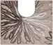 Badematte >ART< in taupe/beige, 100% Polyacryl SUPERSOFT - 60x50x2cm (LxBxH)