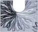 Badematte >ART< in anthrazit/grau, 100% Polyacryl SUPERSOFT - 60x50x2cm (LxBxH)