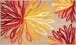 Badematte >ART< in orange/beige, 100% Polyacryl SUPERSOFT - 100x60x2cm (LxBxH)