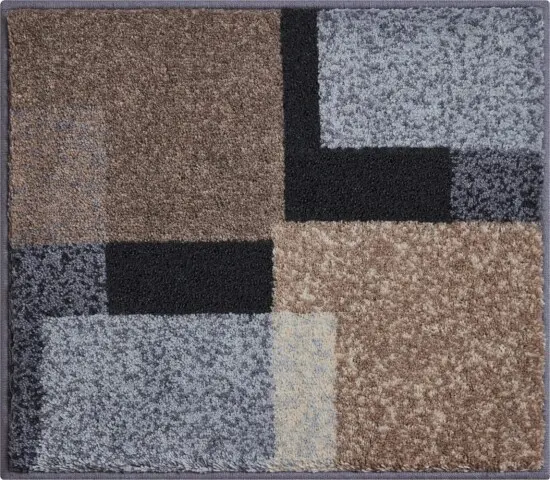 Badematte >ATALA< in taupe, 100% Polyacryl SUPERSOFT - 60x50x2cm (LxBxH)