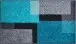 Badematte >ATALA< in türkis, 100% Polyacryl SUPERSOFT - 100x60x2cm (LxBxH)
