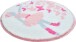 Kinderteppich >BALLERINA< in pink - 100x100x1,7 (LxBxH)
