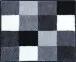 Badematte >BONA< in grau, 100% Polyacryl SUPERSOFT - 60x50x2cm (LxBxH)