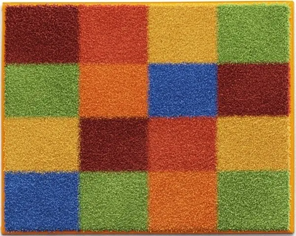 Badematte >BONA< in multicolor , 100% Polyacryl SUPERSOFT - 60x50x1,8cm (LxBxH)
