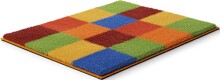 Badematte >BONA< in multicolor , 100% Polyacryl SUPERSOFT - 60x50x1,8cm (LxBxH)