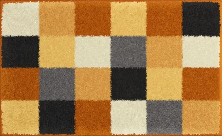Badematte >BONA< in gelb, 100% Polyacryl SUPERSOFT - 100x60x2cm (LxBxH)