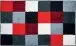 Badematte >BONA< in rubin, 100% Polyacryl SUPERSOFT - 100x60x2cm (LxBxH)