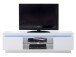 TV-Board >Colorart< in Weiß/Hochglanz aus MDF - 175x49x40cm (BxHxT)