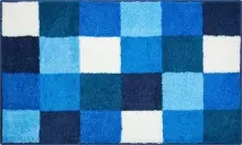 Badematte >BONA< in blau, 100% Polyacryl SUPERSOFT...