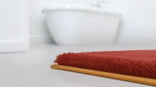 Badematte >BONA< in multicolor , 100% Polyacryl SUPERSOFT - 140x80x1,8cm (LxBxH)