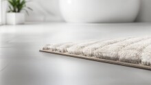 Badematte >CAFFI< in natur, 100% Polyester MAGICSOFT - 60x50x1,8cm (LxBxH)