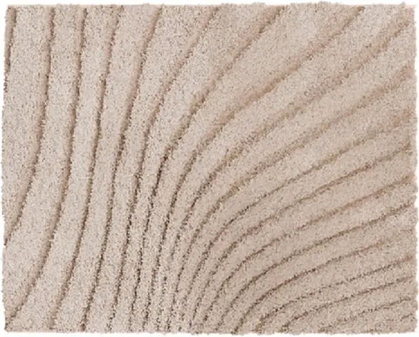 Badematte >CAFFI< in beige, 100% Polyester MAGICSOFT - 60x50x1,8cm (LxBxH)