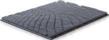 Badematte >CAFFI< in anthrazit, 100% Polyester MAGICSOFT - 60x50x1,8cm (LxBxH)