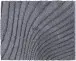 Badematte >CAFFI< in anthrazit, 100% Polyester MAGICSOFT - 60x50x1,8cm (LxBxH)