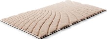 Badematte >CAFFI< in beige, 100% Polyester MAGICSOFT - 100x60x1,8cm (LxBxH)
