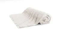 Badematte >CAFFI< in natur, 100% Polyester MAGICSOFT - 120x70x1,8cm (LxBxH)