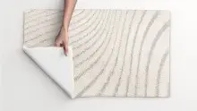 Badematte >CAFFI< in natur, 100% Polyester MAGICSOFT - 120x70x1,8cm (LxBxH)