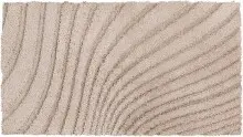 Badematte >CAFFI< in beige, 100% Polyester...