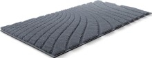 Badematte >CAFFI< in anthrazit, 100% Polyester MAGICSOFT - 120x70x1,8cm (LxBxH)