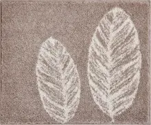 Badematte >DUETTO< in taupe, 100% Polyacryl...