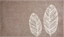 Badematte >DUETTO< in taupe, 100% Polyacryl...