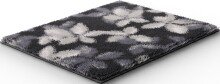 Badematte >UMBRIA< in schwarz, 100% Polyacryl SUPERSOFT - 60x50x1,8cm (LxBxH)